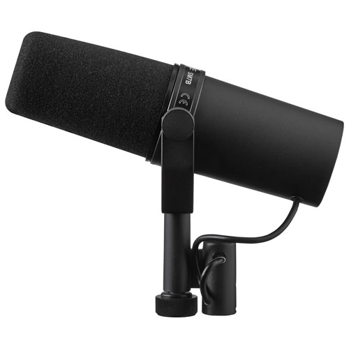 Shure SM7B Dynamic Vocal/Podcast XLR Microphone - Black | Best