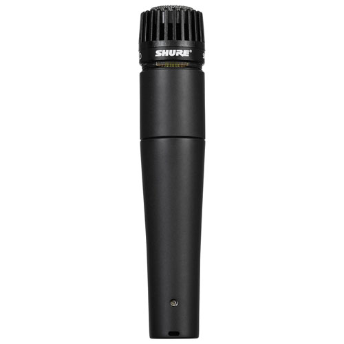 Microphone dynamique SM57-LC de Shure pour instruments - Noir
