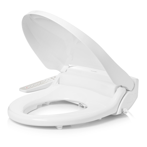 Swash Select Sidearm EM417 Electronic Bidet Seat for Elongated Toilets in White with Warm Air Dryer