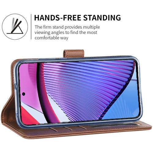 XCRS Folio Magnetic Wallet Cover, PU Leather Pouch with Card Slot and Stand Case for Motorola Moto G Power 5G.