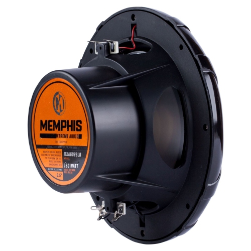 Memphis Audio MXA602SLB 6.5″ 2-Way LED Powersports Speakers – Black
