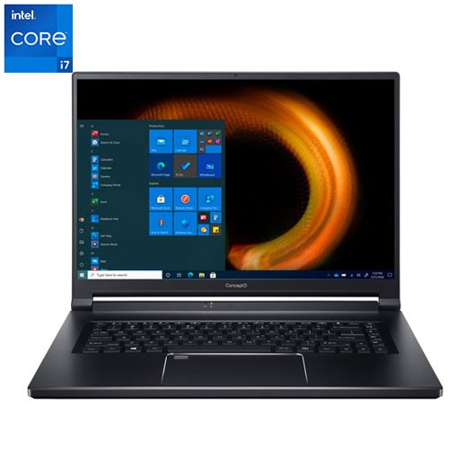 Refurbished - Acer ConceptD 16" Laptop - Black (Intel Core i7-11800H/1TB SSD/16GB RAM/RTX 3060/Windows 11)