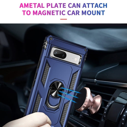 XCRS Dual-Layer Slim Design Armor Protection Cover, Built-in Magnetic Ring, 360 ° Rotating Kickstand for Hands-Free View, Drop Protection Case for