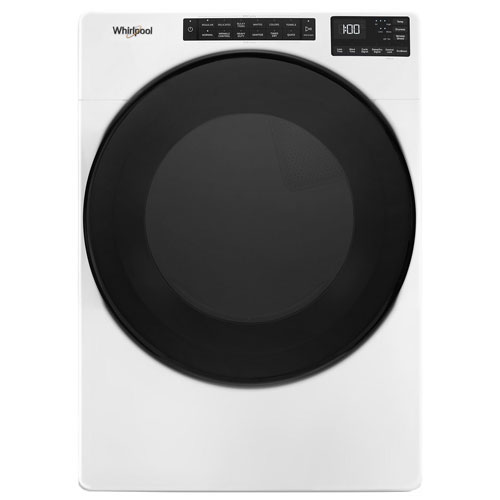 Image 1 of 1.. Open Box - Whirlpool 7.4 Cu. Ft. Electric Dryer - White - Perfect Condition