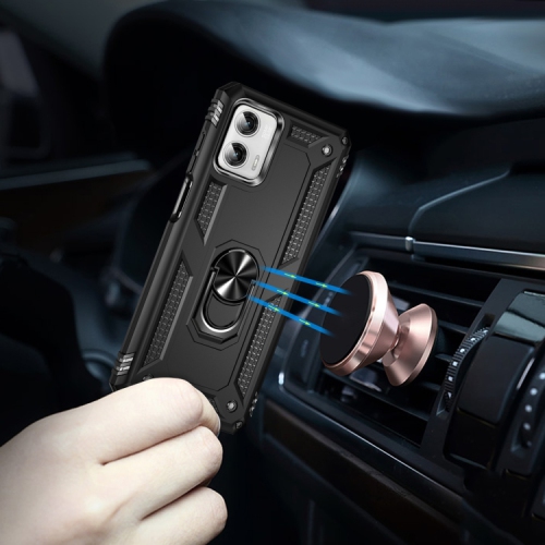 XCRS Dual-Layer Slim Design Armor Protection Cover, Built-in Magnetic Ring, 360 ° Rotating Kickstand for Hands-Free View, Drop Protection Case for