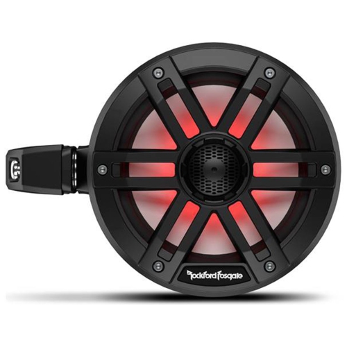 Haut-parleurs portatifs Optix Motorsport couleur de 6.5 po Fosgate M1WL-65MB de Rockford – Noir – paire
