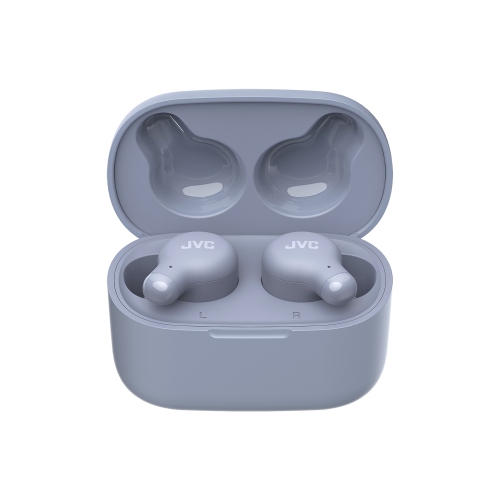 JVC HA-A18T-A - Marshmallow In-Ear Headphones, Bluetooth 5.3, With Charging Box and Touch Controls, Blue