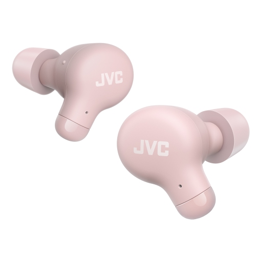 JVC HA-A18T-P - Marshmallow In-Ear Headphones, Bluetooth 5.3, With Charging Box and Touch Controls, Pink