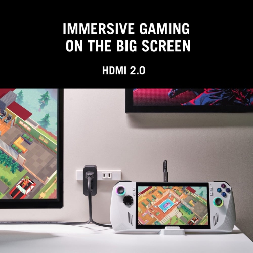 ASUS ROG Ally Charger Dock, 1x USB-C/1x USB-A/1x HDMI 2.0,&nbsp;Universal Adapter&nbsp;