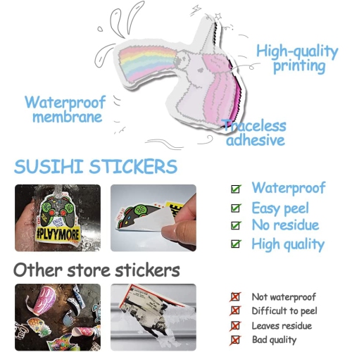 SUSIHI Video Game Stickers for Water Bottles Stickers for Boys Adult Gamer  Stickers for Laptop Video Game Vinyl Stickers Waterproof Game Stickers