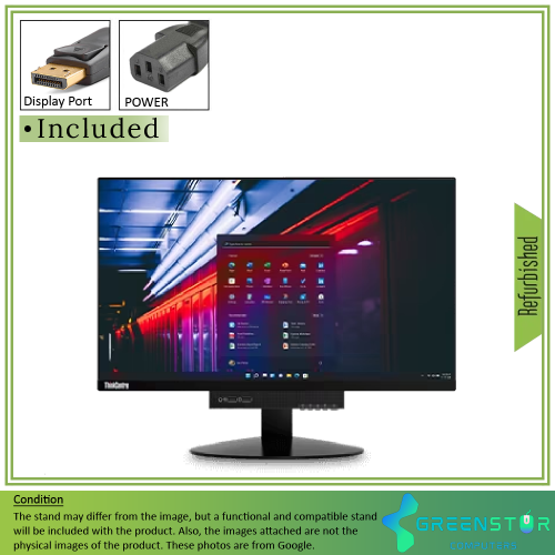 LENOVO THINKCENTRE  Refurbished(Good) - Tio22Gen3 21.5" Widescreen 1920 X 1080 Fhd Led Backlit Lcd Ips Monitor