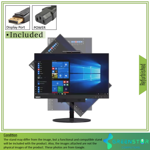 Lenovo ThinkCentre 21.5" 1080p HD IPS LCD Monitor (TIO22Gen3) by LENOVO THINKCENTRE - Refurbished condition - Image 6