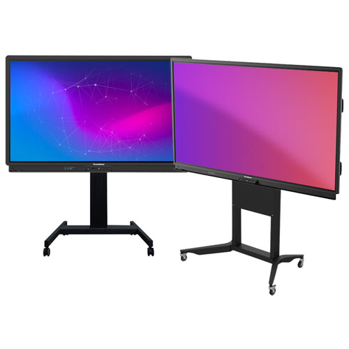 Promethean ActivPanel 65" - 86" Mobile TV Stand - Black
