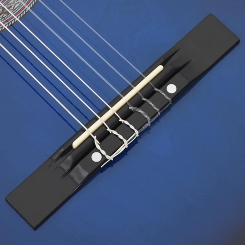 vidaXL Western Classical Cutaway Guitar with 6 Strings Blue Shaded 38