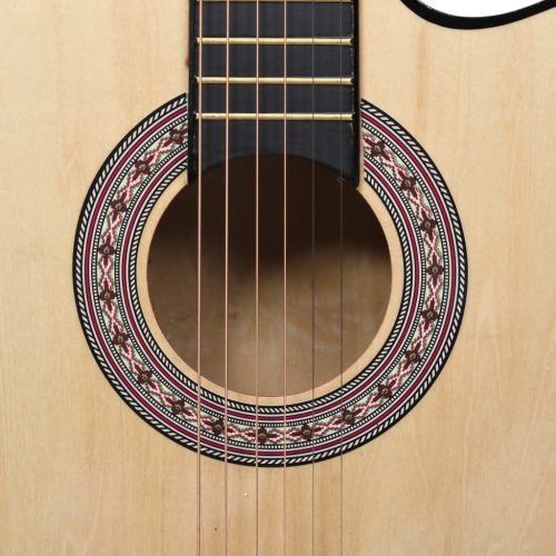 Guitare en pan coupé Western Acoustic de VidaXL avec 6 cordes 38 Basewood
