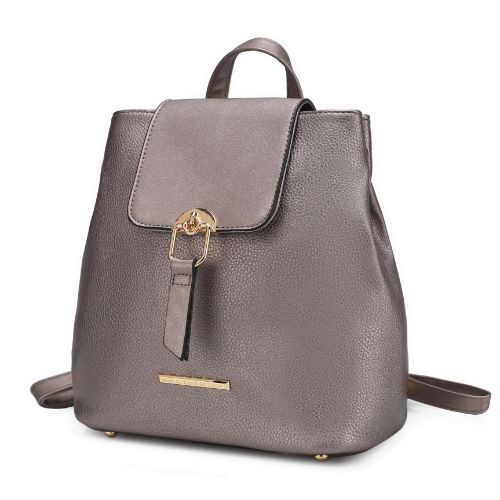 MKF Collection Ingrid Vegan Leather Convertible Backpack for Women Lightweight by Mia K