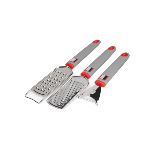 Sakuchi - 5 Piece Stainless Steel Kitchen Utensil Set, Gray