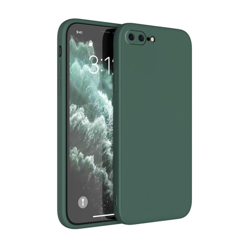 PANDACO Soft Shell Matte Forest Green Case for iPhone 7 Plus or iPhone 8 Plus