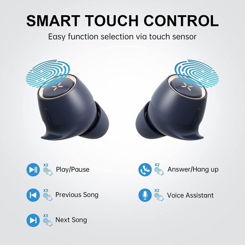 Refurbished - Edifier Uni-Buds True Wireless Stereo Earbuds, Bluetooth 5.0 Earphones in Ear with Charging Case