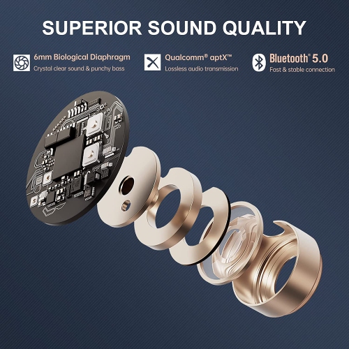 Refurbished - Edifier Uni-Buds True Wireless Stereo Earbuds, Bluetooth 5.0 Earphones in Ear with Charging Case