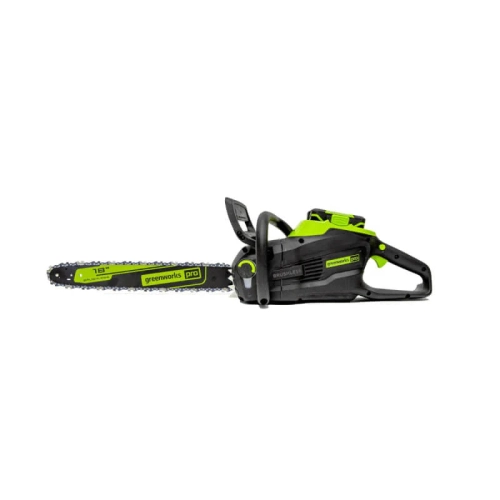 Scie à chaîne Greenworks PRO 80 V, 18 po, batterie de 2.0 Ah et chargeur inclus