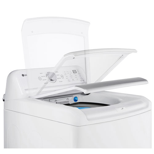 LG 5.6 Cu. Ft. High Efficiency Top Load Washer (WT7155CW) - White