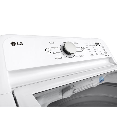 LG 5.6 Cu. Ft. High Efficiency Top Load Washer (WT7155CW) - White