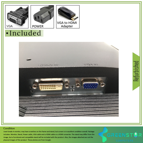 Refurbished Acer V206HQL Abd 19.5" 1600 x 900 LED Backlit LCD Monitor