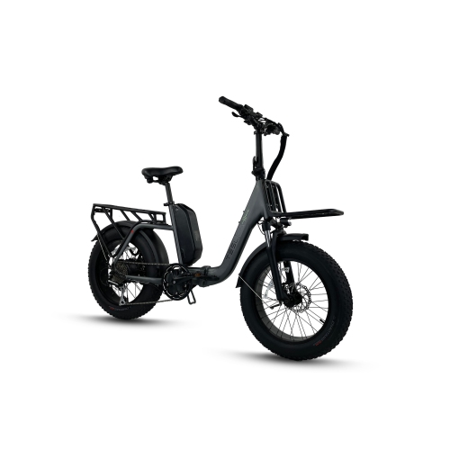 TESLICA INSPIRE N1S *High Quality* Step-through Folding Fat Tire 500 w *Samsung Battery* 35 to 75km Grey Metallic 18” Frame***EXTRAS INCLUDED!