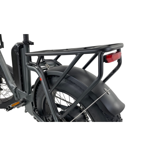 TESLICA INSPIRE N1S *High Quality* Step-through Folding Fat Tire 500 w *Samsung Battery* 35 to 75km Grey Metallic 18” Frame***EXTRAS INCLUDED!