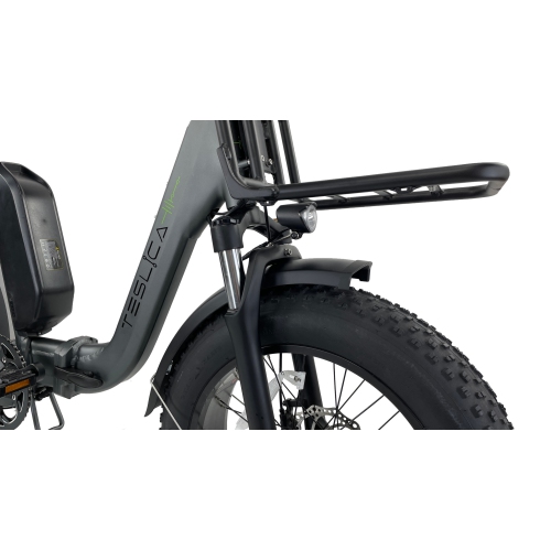 TESLICA INSPIRE N1S *High Quality* Step-through Folding Fat Tire 500 w *Samsung Battery* 35 to 75km Grey Metallic 18” Frame***EXTRAS INCLUDED!