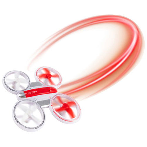 Mini drone Neon de Litehawk - Blanc/Rouge