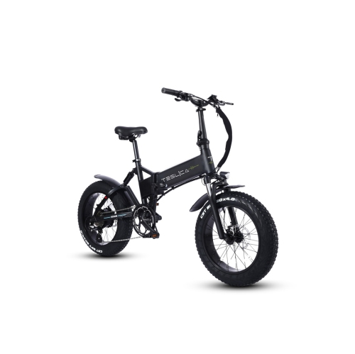 TESLICA FORCE X1H *High Quality Dual Suspension Fat Tire 500 w PAS Great Range up to 90km Black ***EXTRAS INCLUDED!