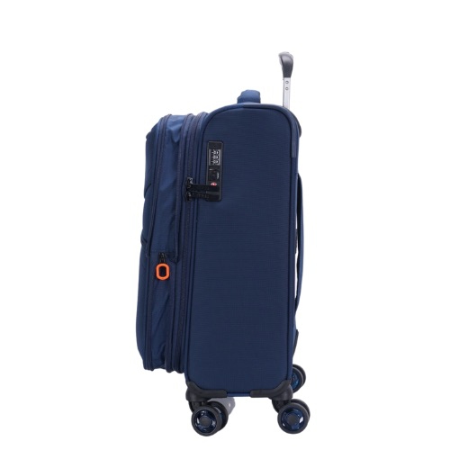 JUMP à parois souples avec 4 roulettes, ultraléger, fermetures à glissière antivol et bagage de cabine extensible