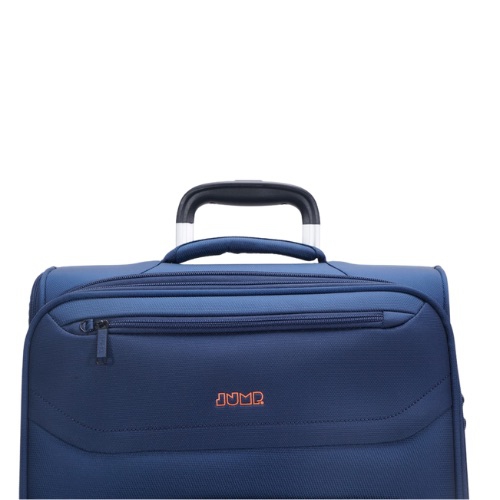 JUMP à parois souples avec 4 roulettes, ultraléger, fermetures à glissière antivol et bagage de cabine extensible