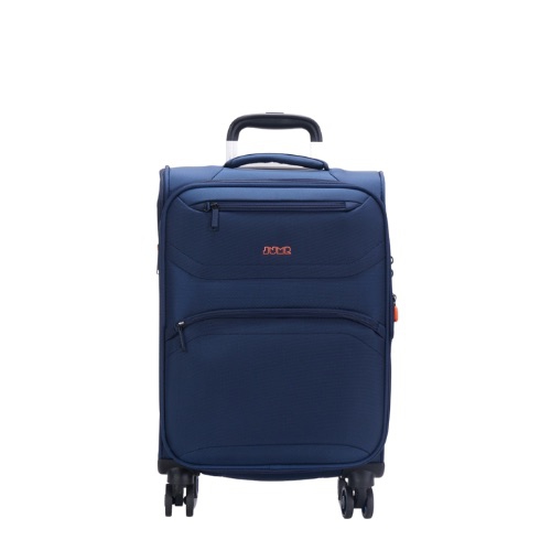 Chef-d'oeuvre français à parois souples avec 4 roulettes, valises ultralégères et extensibles de taille moyenne de JUMP