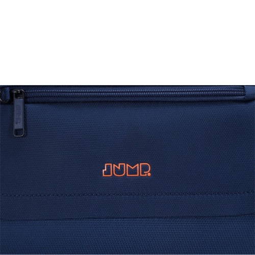 Chef-d'oeuvre français à parois souples avec 4 roulettes, valises ultralégères et extensibles de taille moyenne de JUMP