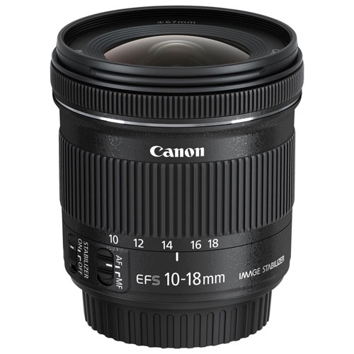 Refurbished (Excellent) - Canon EF-S 10-18mm f/4.5-5.6 IS STM Lens  (9519B002) - Black