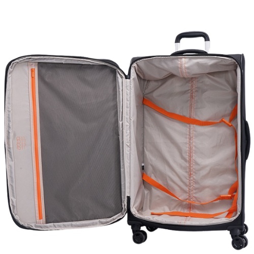 Valises EXTRA-GRAND de JUMP – Valise française souple à 4 roulettes, ultralégère et extensible