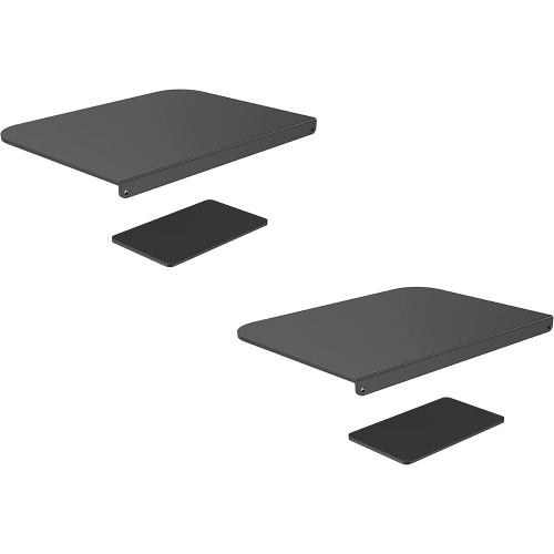 SHOPPINGALL Pack of 2 Steel Desk Reinforcement Plate for Fragile Tabletop, Compatible with Most Monitor Mounts - SA-A83