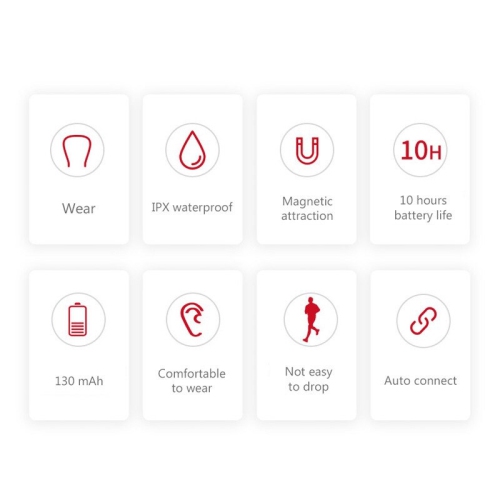 SuperShield Wireless Headphones, Open Ear Bluetooth 5.0 Earbuds Headset Neck Earphone Sports HD HiFi Stereo Earbuds for Running/Driving/Bicycling