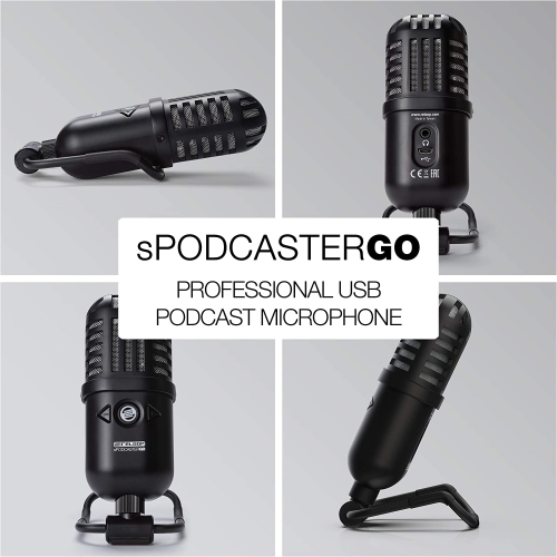 Reloop SPODCASTER-GO Professional USB Podcast Microphone