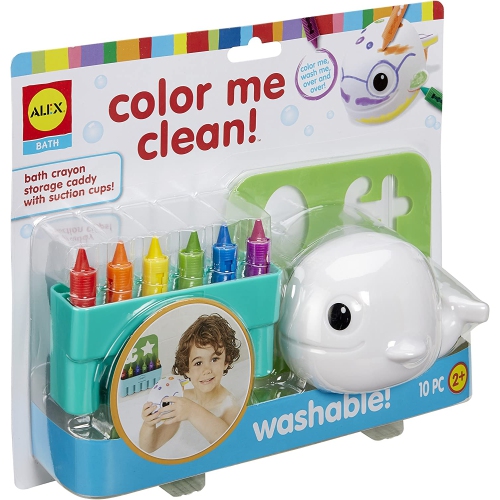 Alex Bath Color Me Clean, ensemble de coloriage multicolore pour le bain  avec crayons hydrosolubles