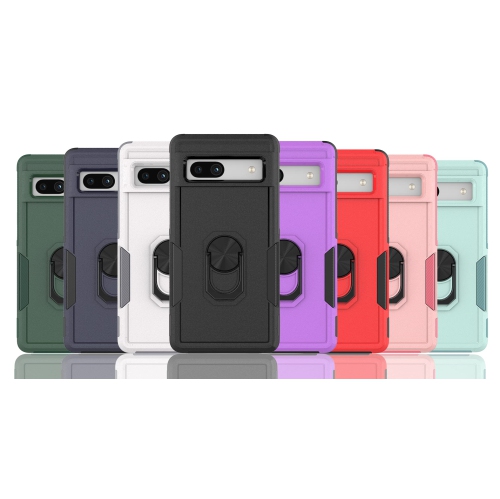 Google Pixel 7A Case, Military Grade Shockproof Protective Case, with Rotatable Kickstand Ring for Google Pixel 7A