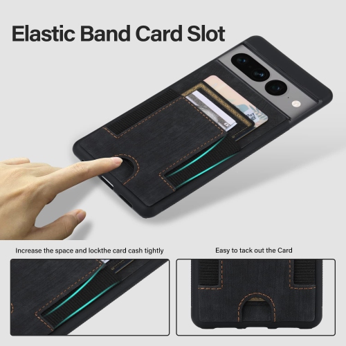 Google Pixel 7A Case Leather Wallet, Pixel 7A Wallet case with Card Slots PU Leather Card Holder Rugged Non-Slip Full Body Drop Protector Back case