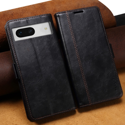 Case for Google Pixel 7A,Luxury PU Leather Wallet Case with RFID Blocking Card Holder Kickstand Magnetic Closure Flip Protective Shockproof Case