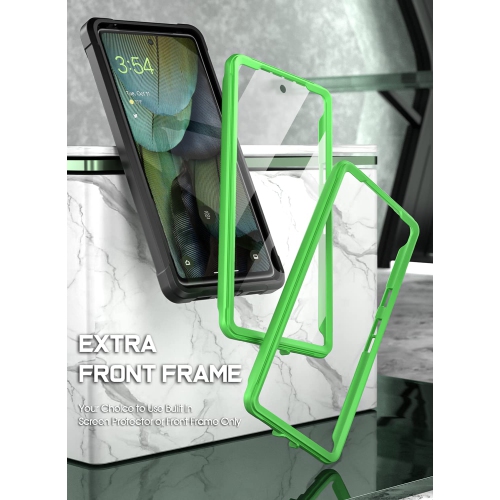 Guardian Series Case for Google Pixel 7A 5G, 20FT Mil-Grade Drop Tested Built-in Screen Protector Work with Fingerprint ID, Full Body Hybrid