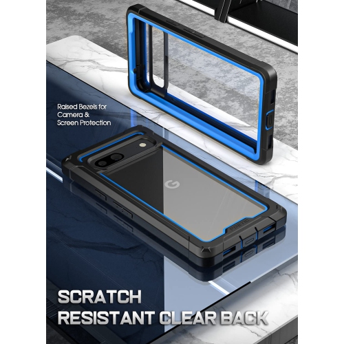 Guardian Series Case for Google Pixel 7A 5G, 20FT Mil-Grade Drop Tested Built-in Screen Protector Work with Fingerprint ID, Full Body Hybrid