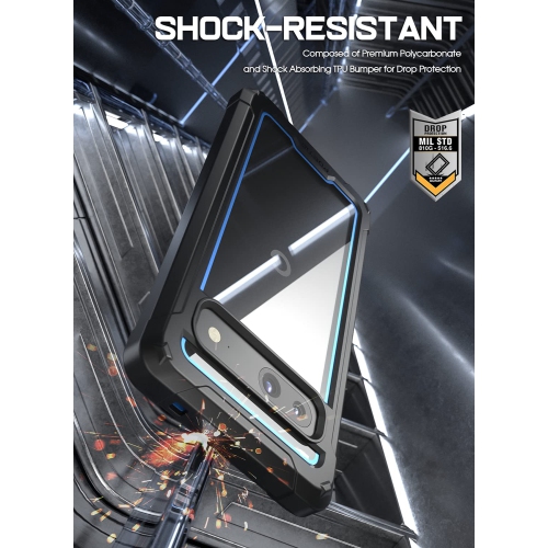 Guardian Series Case for Google Pixel 7A 5G, 20FT Mil-Grade Drop Tested Built-in Screen Protector Work with Fingerprint ID, Full Body Hybrid