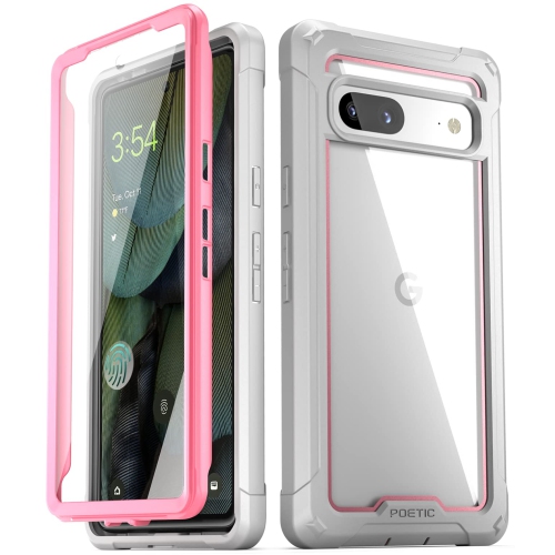 Étui Guardian Series pour Google Pixel 7A 5G, 20 PI, protection d’écran intégrée, testé contre les chutes, lecteur d’empreintes digitales, étui